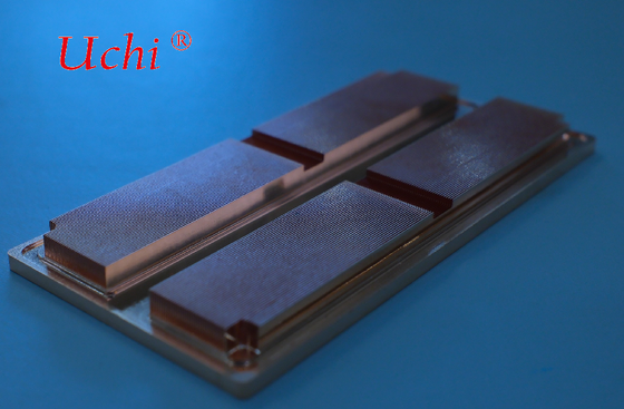Split-type Pure Copper Microchannel Cold Plate (Dual Heat Source Microchannel Liquid Cooling Heat Sink)