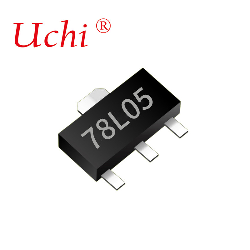 SOT89-3 78L05 เครื่องปรับระดับความดัน 5v พลาสติก