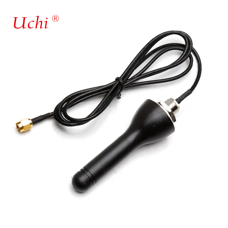 80mm 2.4GHz ภายนอกกันน้ํา ABS ยาง Duck WiFi Antenna สําหรับ SMA การขั้วตั้ง