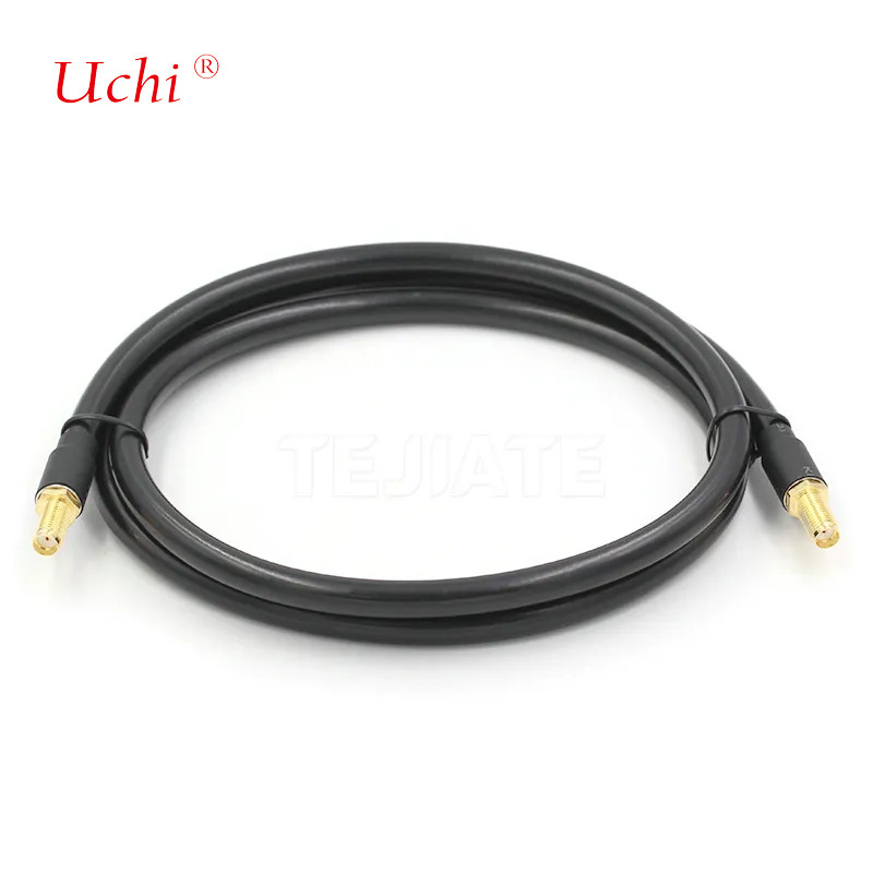SMA-J/N-J/K ทองแดงทั้งหมด SYV50-5 สายต่อขยายการถ่ายทอด RF ความสูญเสียต่ํา LMR400 10D-FB สายต่อ RF โคอาเซียลสําหรับการสื่อสาร RJ59 SMA
