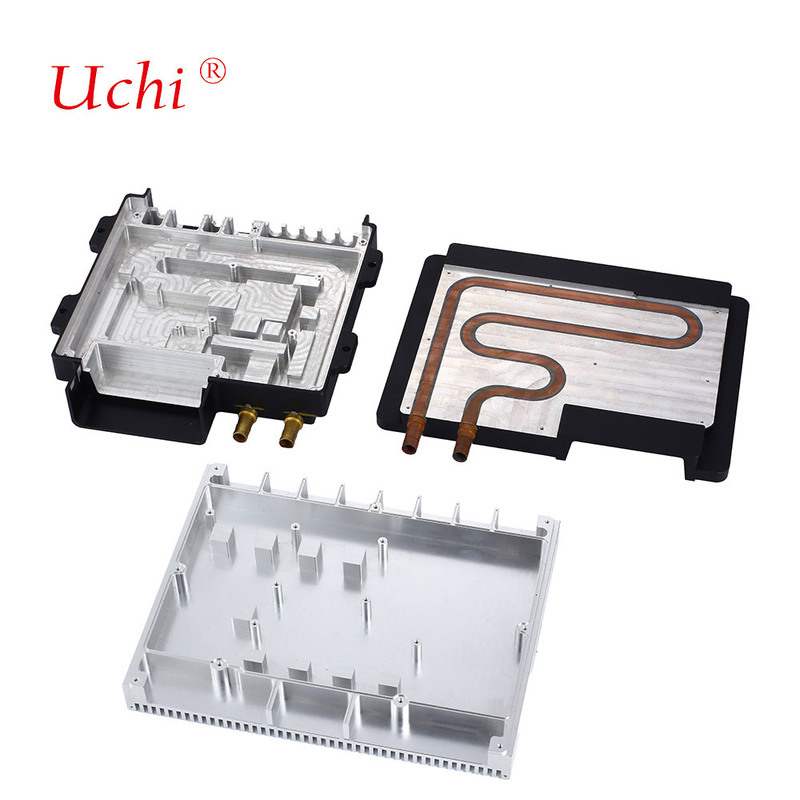 แผ่นเย็นของเหลวสําหรับโครงสร้างที่คอมแพคต์ สําหรับท่อทองแดงที่ผูกกับเอโป๊กซี่