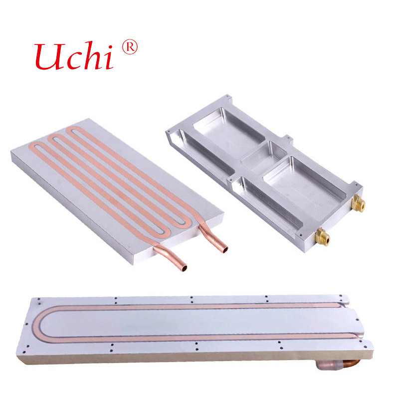 พลังงานสูง อลูมิเนียมเหลวจานเย็น จานเย็นน้ํา สําหรับอิเล็กทรอนิกส์