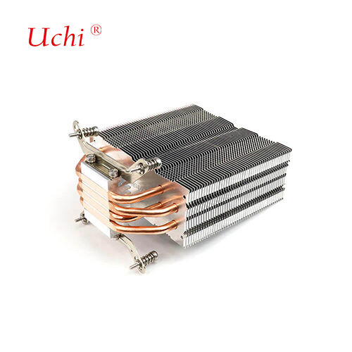 เครื่องสับซ้อนแบบ Zipper Fin คอมพิวเตอร์ CPU หัวห้อระบายความร้อน 4 ท่อความร้อน