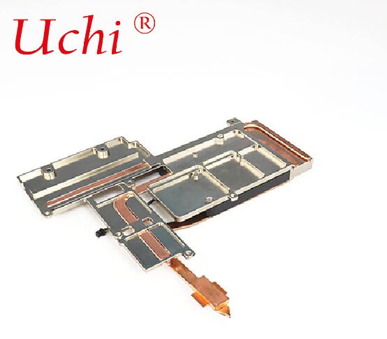 แผ่นระบายความร้อนพร้อมพัดลมสำหรับแล็ปท็อป ฮีทซิงค์พร้อมท่อความร้อน แผ่นระบายความร้อนสำหรับแล็ปท็อป