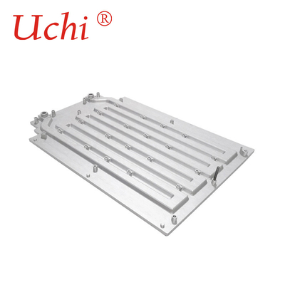 ท่อเชื่อมอลูมิเนียมแรงเสียดทาน Liquid Cooling Plate 265x180x35mm