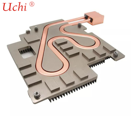 แผ่นระบายความร้อนของเหลวโปรไฟล์ท่อทองแดงออกแบบเอง