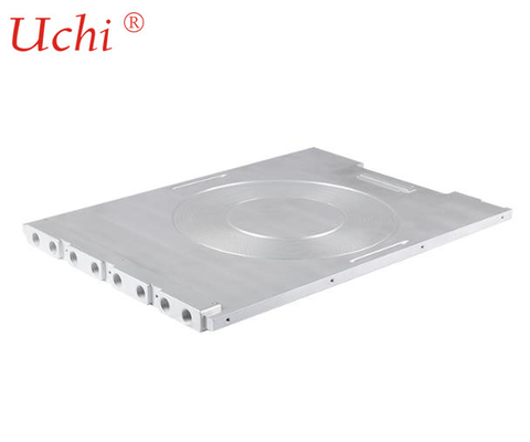 6061 แผ่นระบายความร้อนด้วยน้ำ Liquid Cold Plate 600x700x20mm Customized