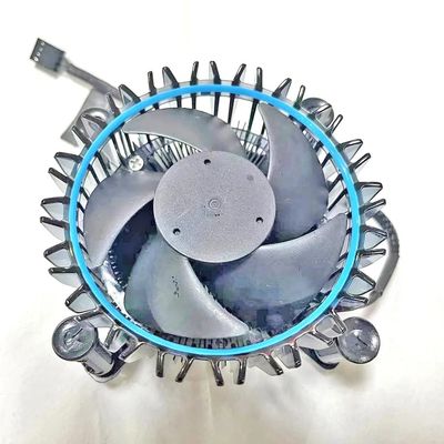 อลูมิเนียมเรเดียเตอร์ CPU Cooler เสียงต่ําเย็นอากาศ Cooling Fan Cooler